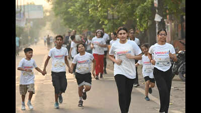 Samavesh Run 2026 held in city