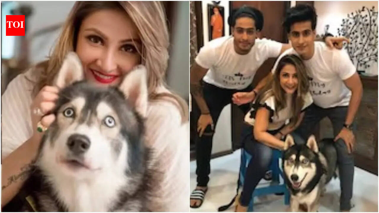 Urvashi Dholakia bids an emotional goodbye to her pet dog Jaeger, says “You were our comfort”