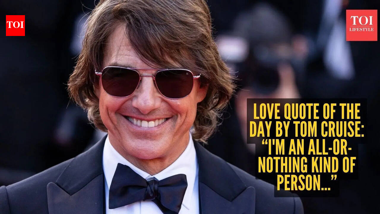 Love quote of the day by Tom Cruise: 'I'm an all-or-nothing kind of person, and when I become interested in something, I give it my all'
