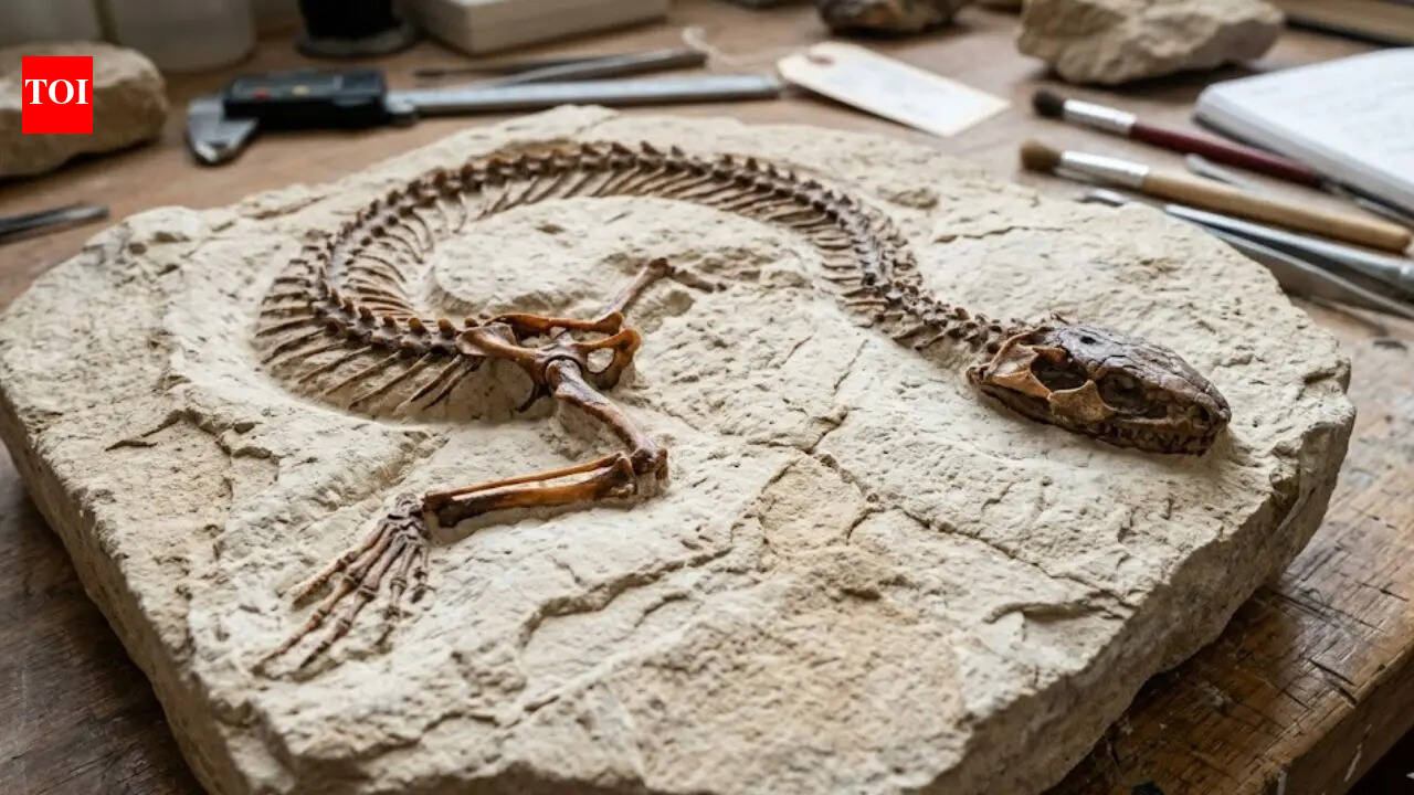 A 100-million-year-old snake with legs reveals new clues about evolution