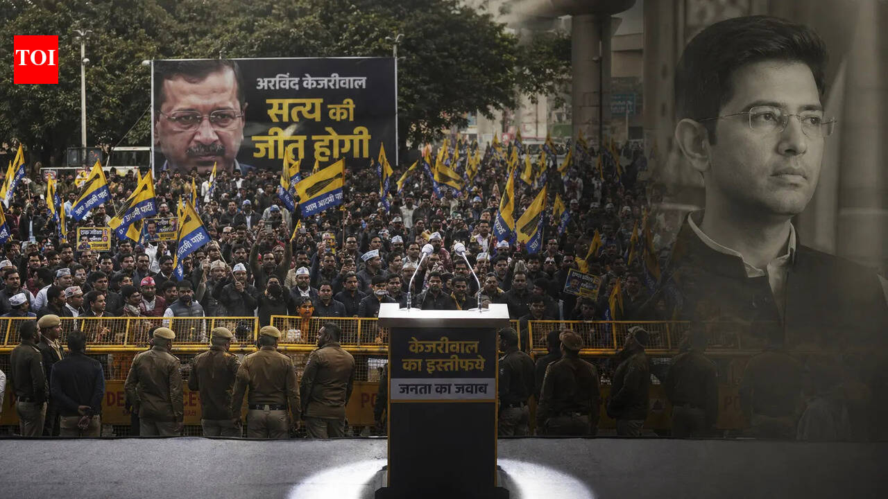 Why did Raghav Chadha disappear when AAP needed him most?