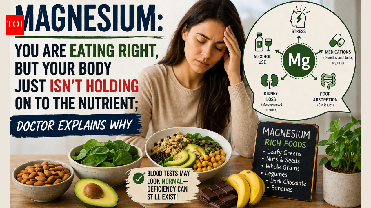 Magnesium: You are eating right, but your body just isn’t holding on to the nutrient; doctor explains why