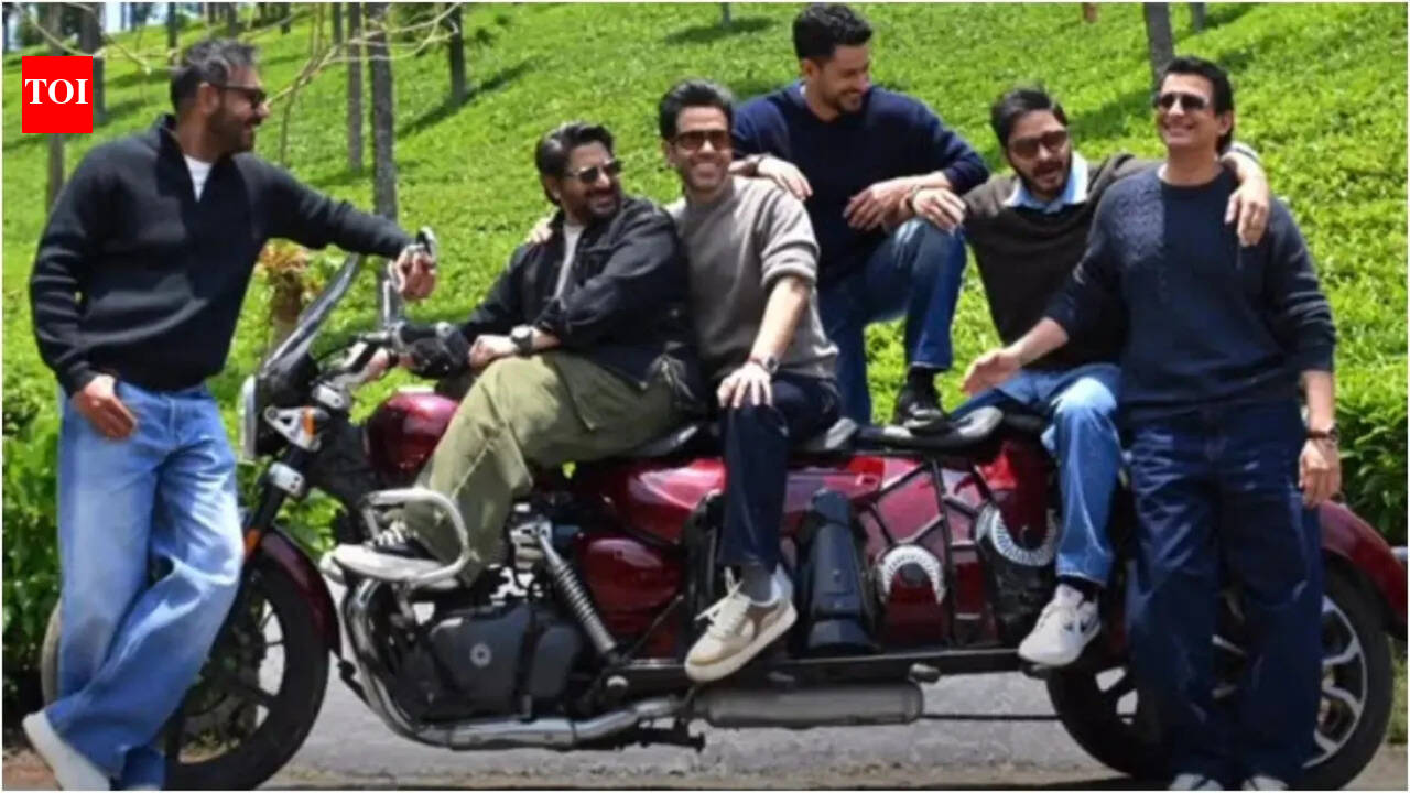 Ajay Devgn shares 'Golmaal 5' Ooty schedule glimpse of Rohit Shetty's film with the OG gang and iconic bike: 'Sawaari badi hai'