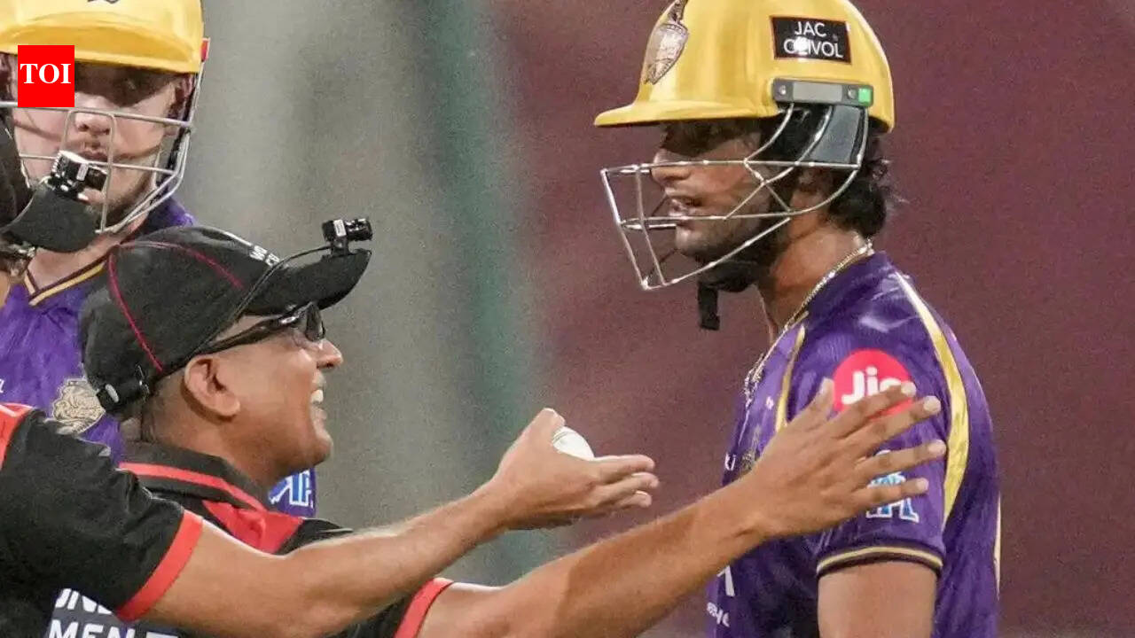 'Abuse of cricket equipment': Angkrish Raghuvanshi fined by IPL