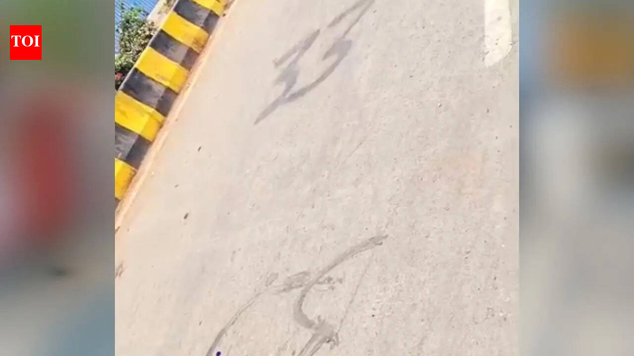 Man arrested for setting road on fire to make birthday reel in Mumbai | Mumbai News - The Times of India