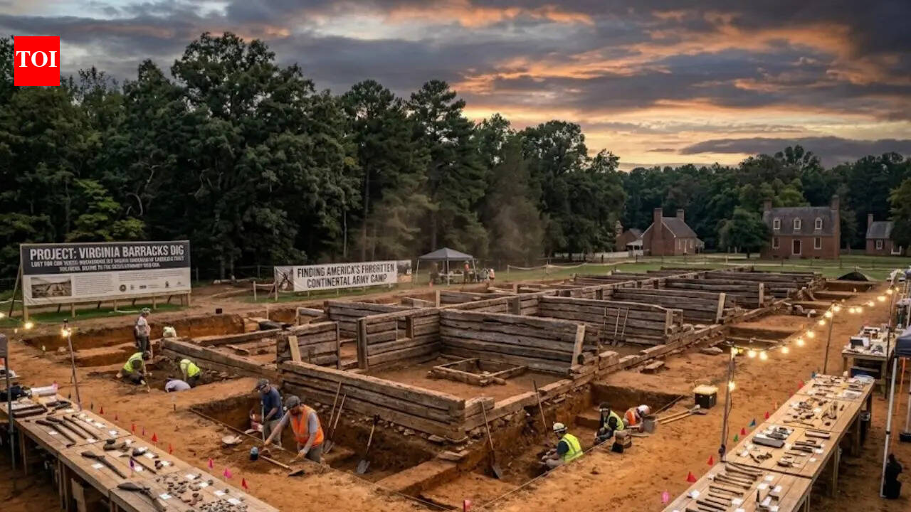 Lost for 200 years: Virginia dig uncovers hidden barracks of America’s first soldiers