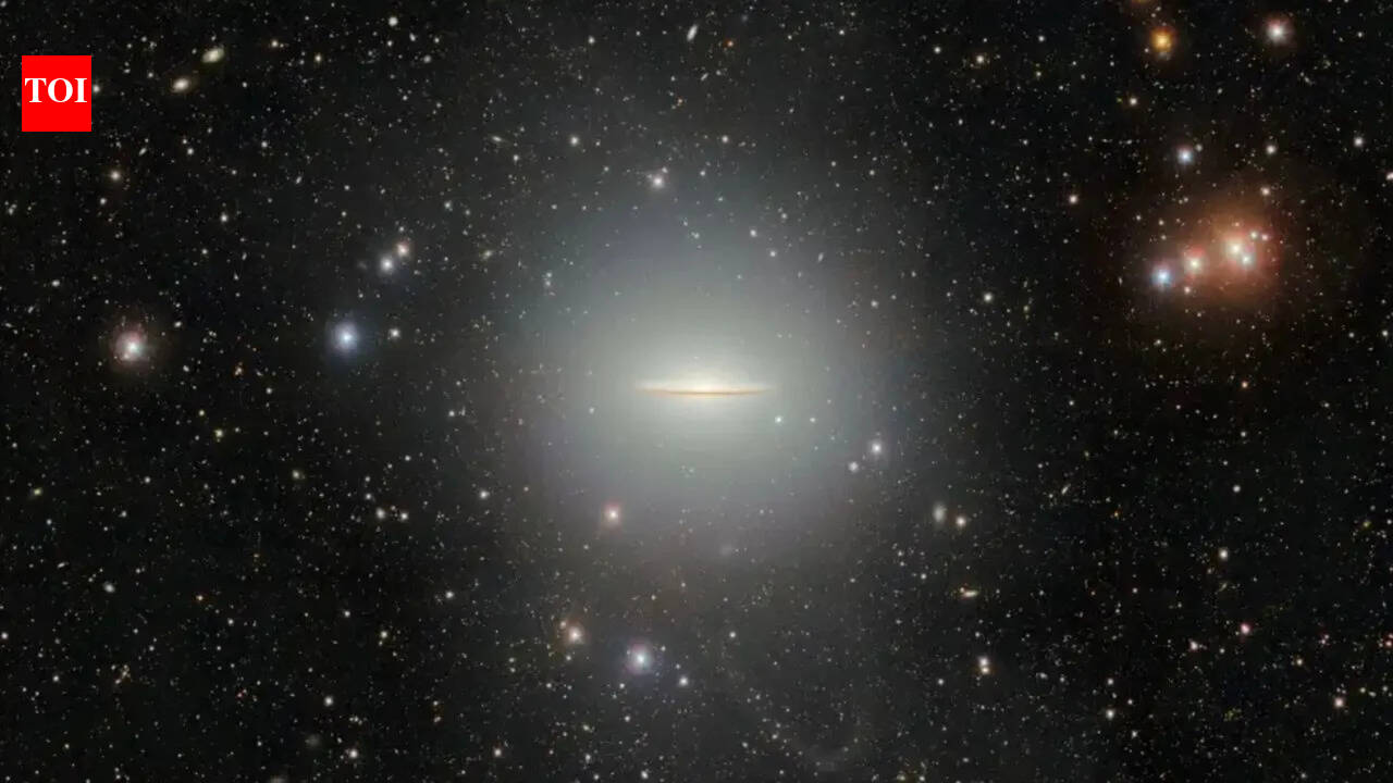 The wide-brimmed Sombrero galaxy is revealed in all its splendor by a telescope in Chile