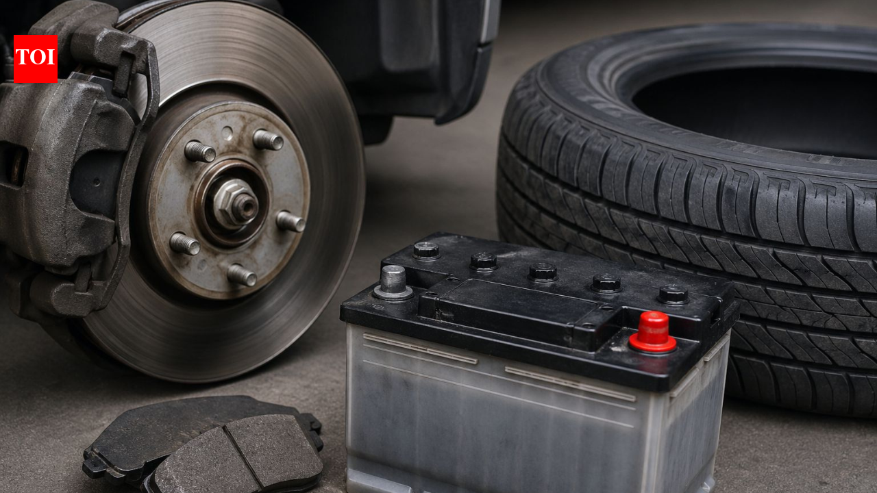 Warning signs your brake pads, tyres or battery need replacement