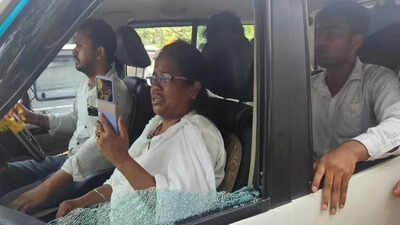 TMC MP Mitali Bag’s car vandalised, windshield smashed; party blames BJP, alleges 'attempt on her life'
