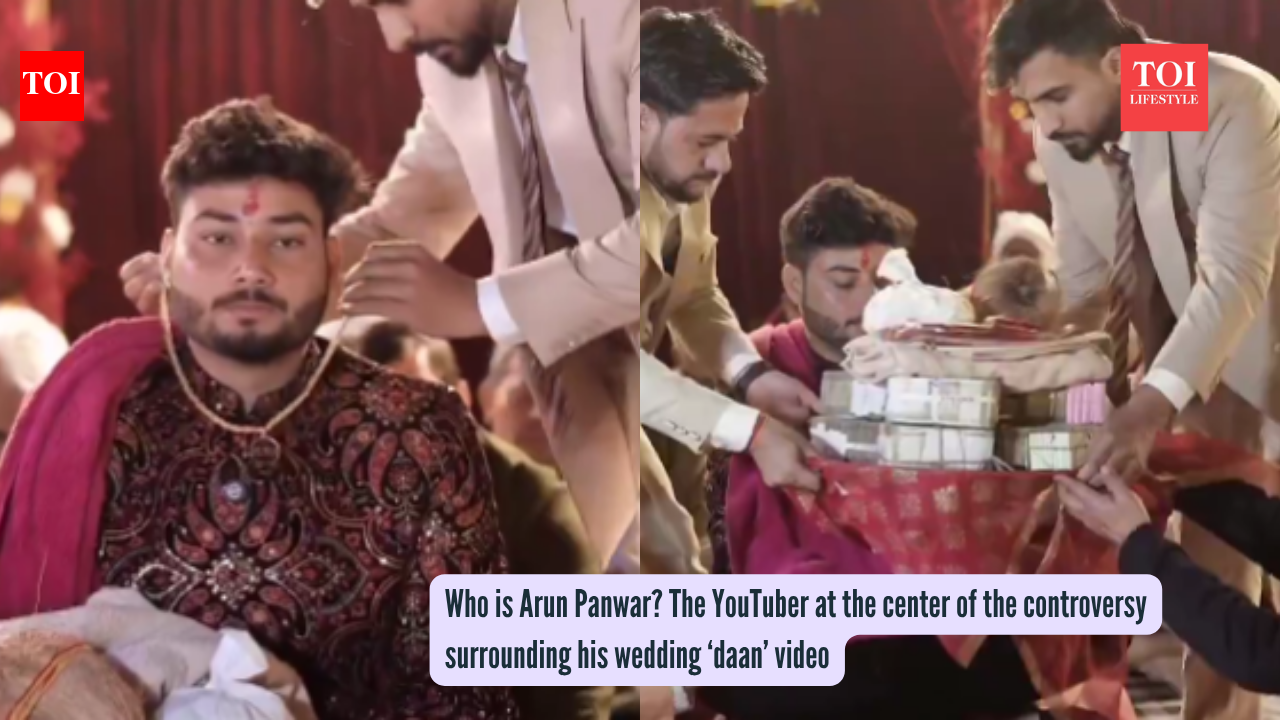Who is Arun Panwar? The YouTuber at the center of the controversy surrounding his wedding ‘daan’ video