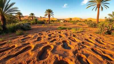 In 2020, researchers tracking a dry lakebed spotted shallow marks in the silt and found human footprints from 120,000 years ago