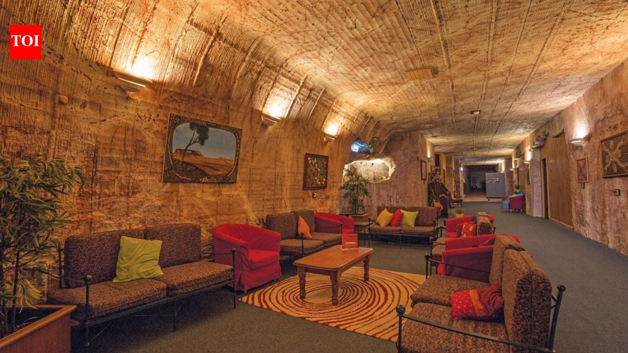 An underground world: The Australian town where life exists beneath ground, with churches and hotels under the desert