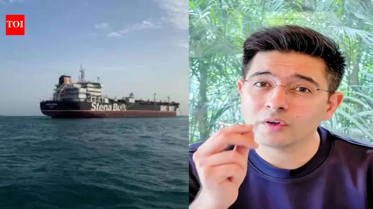 Evening news wrap: Iran attacks tanker with 12 Indian crew; AAP alleges Raghav Chadha-BJP conspiracy &amp; more