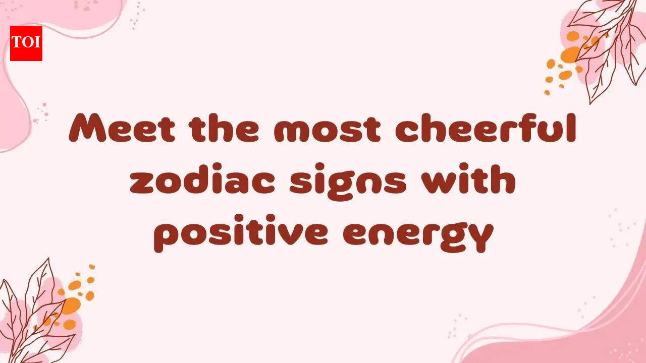 Meet the most cheerful zodiac signs with positive energy