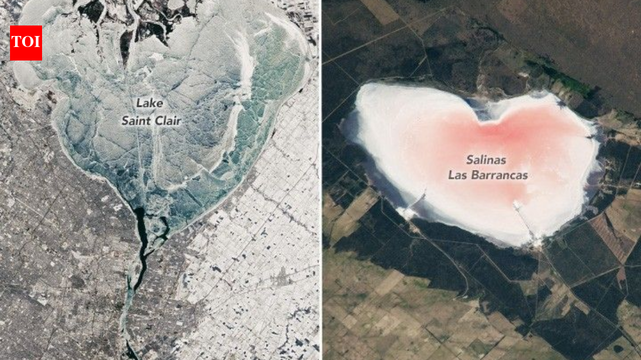 Gigantic “pink heart” spotted in Argentina by NASA from the international space station; though it isn’t romantic