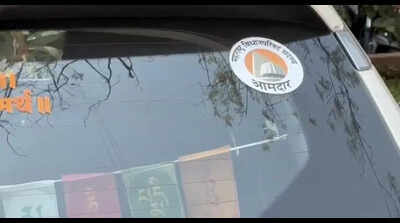 ‘MLA sticker’ on pvt car, neta fined