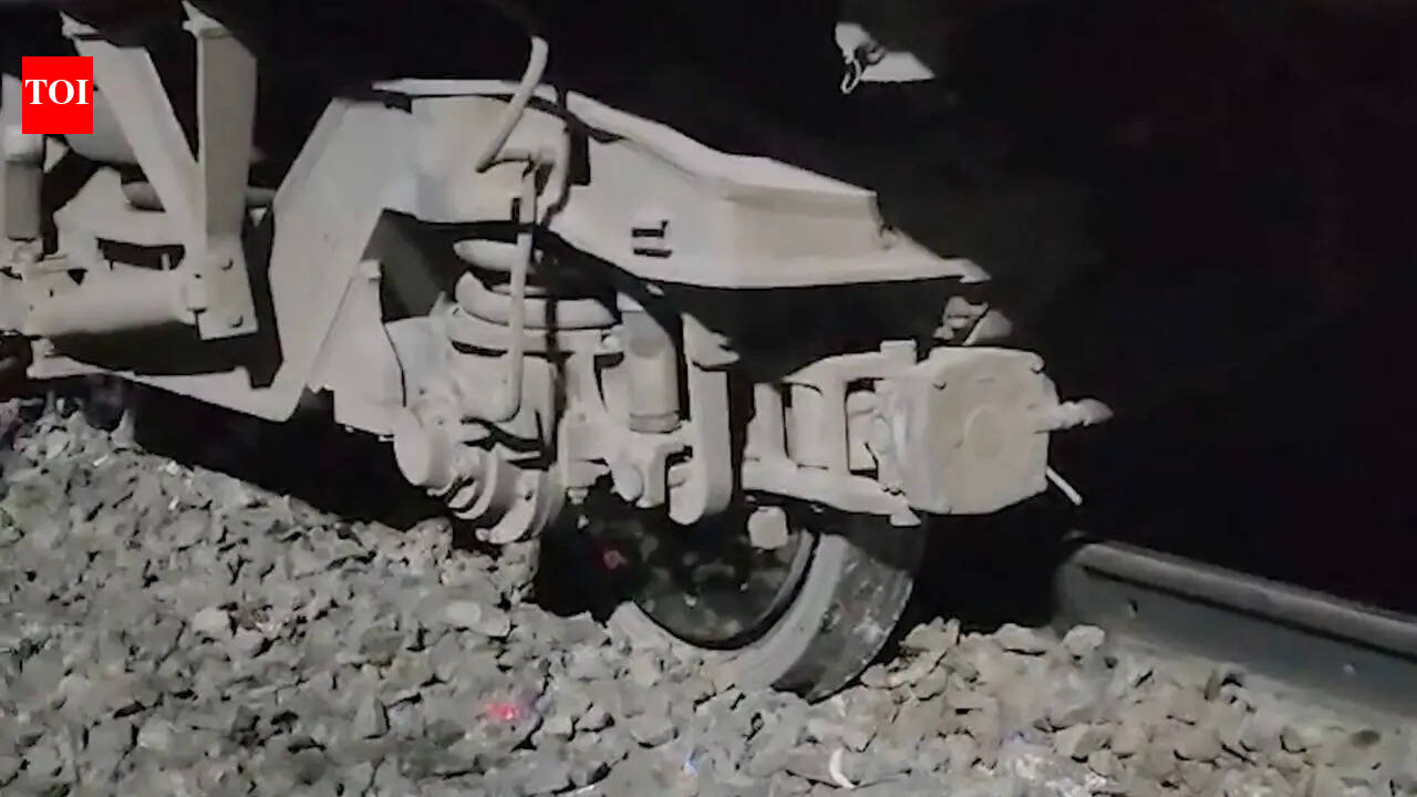 Vande Bharat derailment: Coach slips off tracks at Pune station