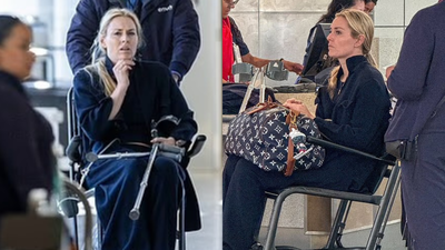 Lindsey Vonn spotted in wheelchair after Milan Cortina crash as she shares mental health battle