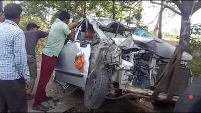 Mother-son duo, IAF jawan among 4 killed in H’bag road accidents
