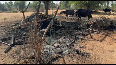 Mob torches houses in Banswara village after youth’s brutal murder