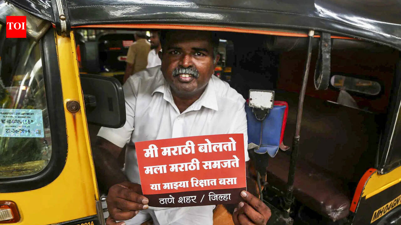 Maha mininster stalls action against auto, cab drivers on Marathi issue