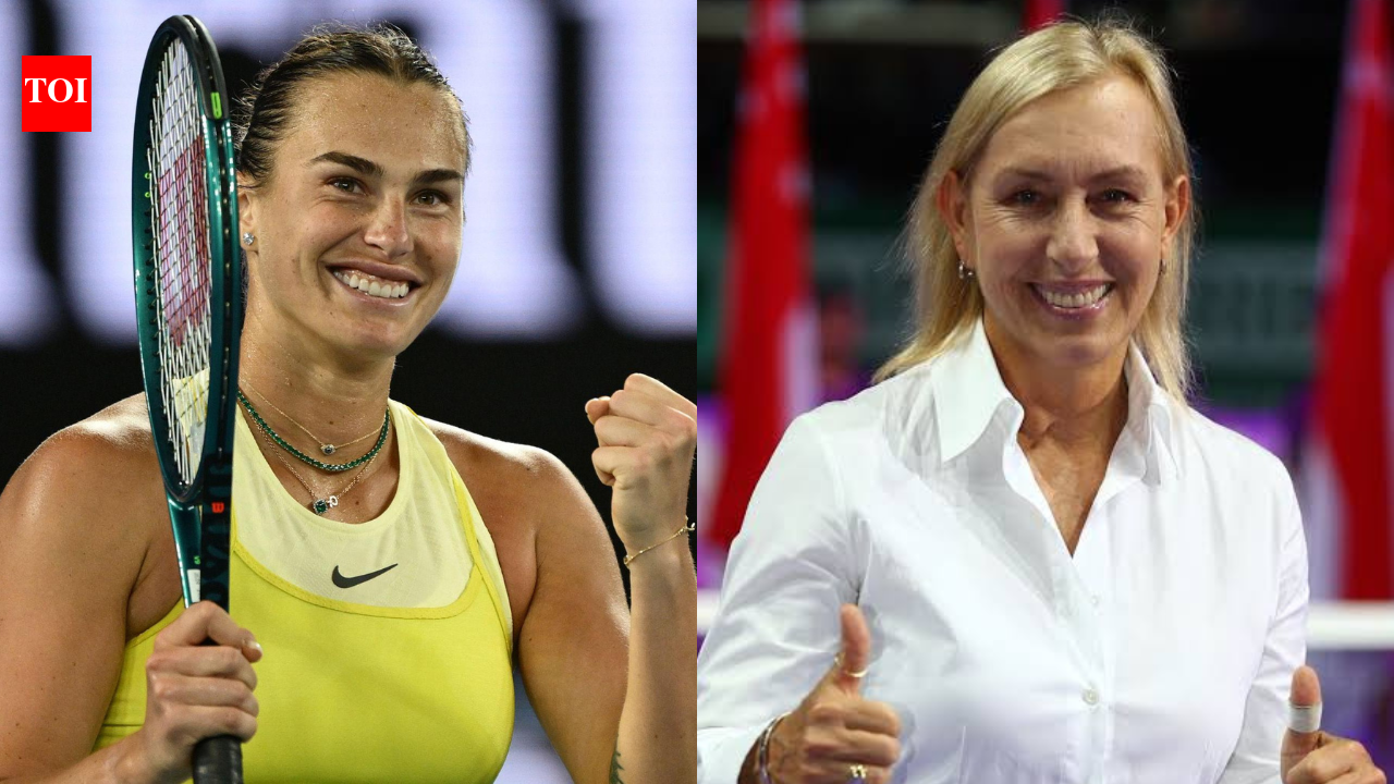 Martina Navratilova reacts to Aryna Sabalenka winning Laureus Sportswoman of the year after heartfelt speech in Madrid ceremony