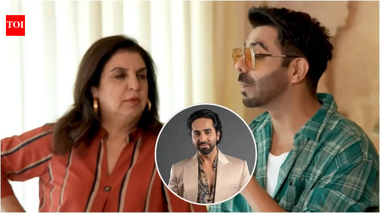 'Sorry, Ayushmann Khurrana': Farah Khan says Aparshakti Khurana has better comic timing