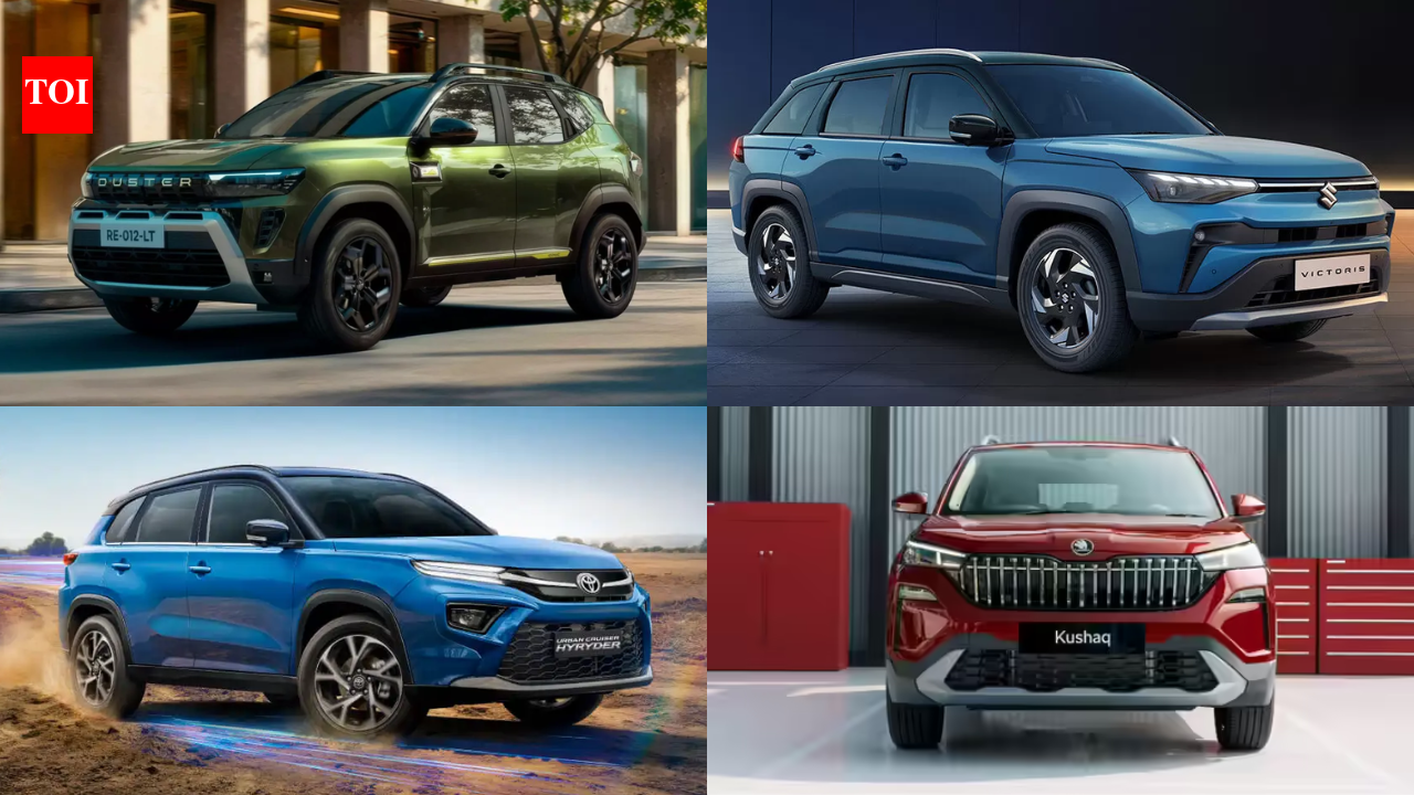 Most fuel-efficient petrol mid-size SUVs: New Duster, Hyryder &amp; more