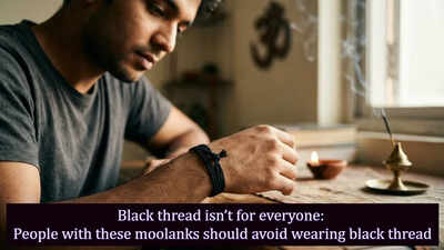 Black thread isn’t for everyone: People with these moolanks should avoid wearing black thread
