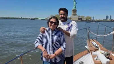 Mohanlal marks 38 years of marriage; Shares romantic note, 'Feels like beginning'