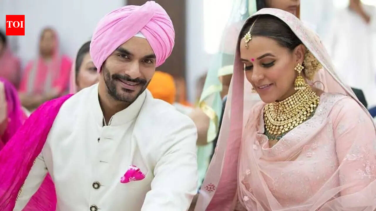'Thank God we got pregnant': Angad Bedi was chasing Neha Dhupia for 8 years, she said yes for marriage when she concieved