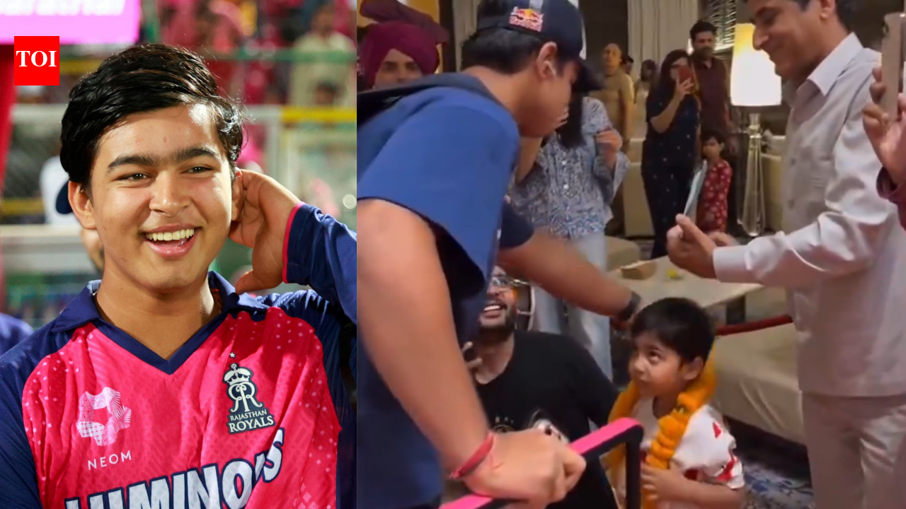 Vaibhav Sooryavanshi wins heart with humble gesture for young fan - Watch