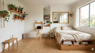 Budget-friendly décor ideas for a 200 sq ft Australian studio