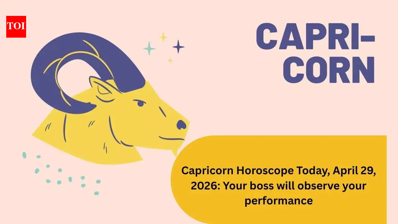 Capricorn Horoscope Today, April 29, 2026: Your boss will observe your performance
