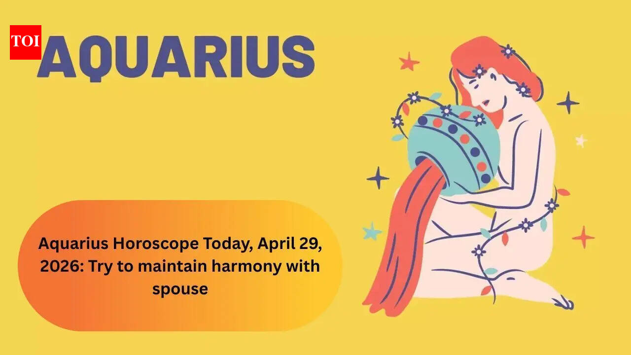 Aquarius Horoscope Today, April 29, 2026: Try to maintain harmony with spouse
