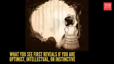 Optical illusion personality test: Girl, skull or scenery? What you see first reveals if you are optimist, intellectual, or instinctive