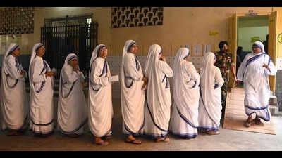 55 Missionaries of Charity nuns get back voting right