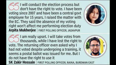 Repeat tragedy: On poll booth job but cannot vote