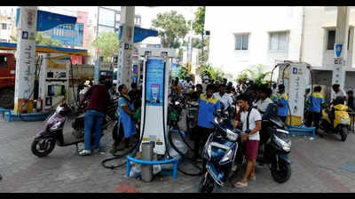 Panic at pumps eases across Hyderabad after rumours trigger rush