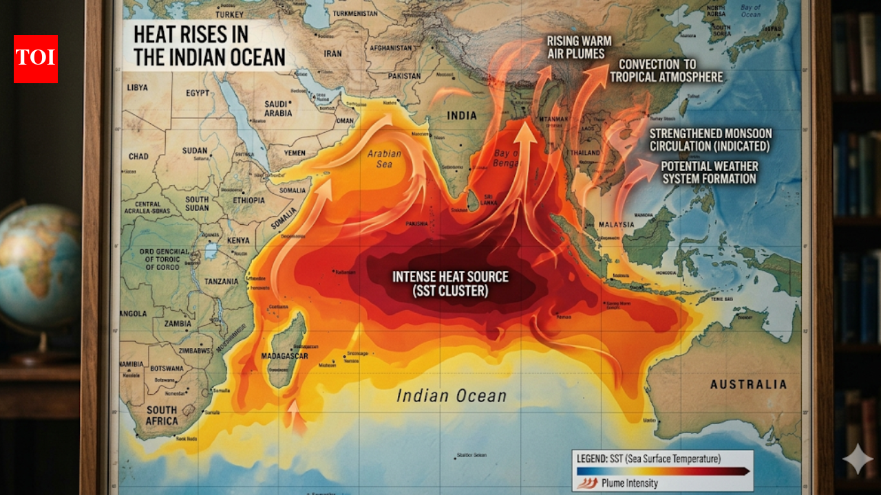 Heat rises in the Indian Ocean to dangerous levels: Scientists warn of danger to fish, reefs and millions of lives