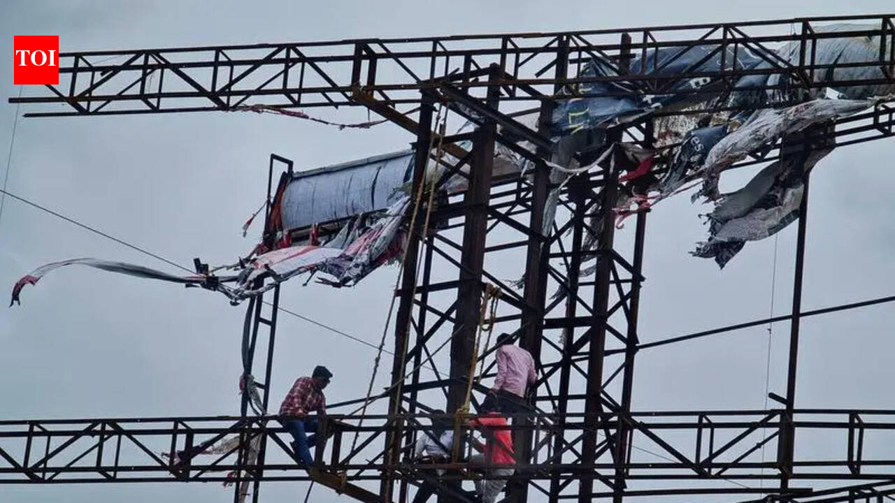 PMRDA cracks down on illegal hoardings; 8 demolished | Pune News - The ...