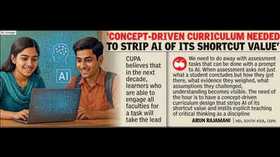 ‘India adopts AI in edu at double global rate; risks building gen that can’t think’