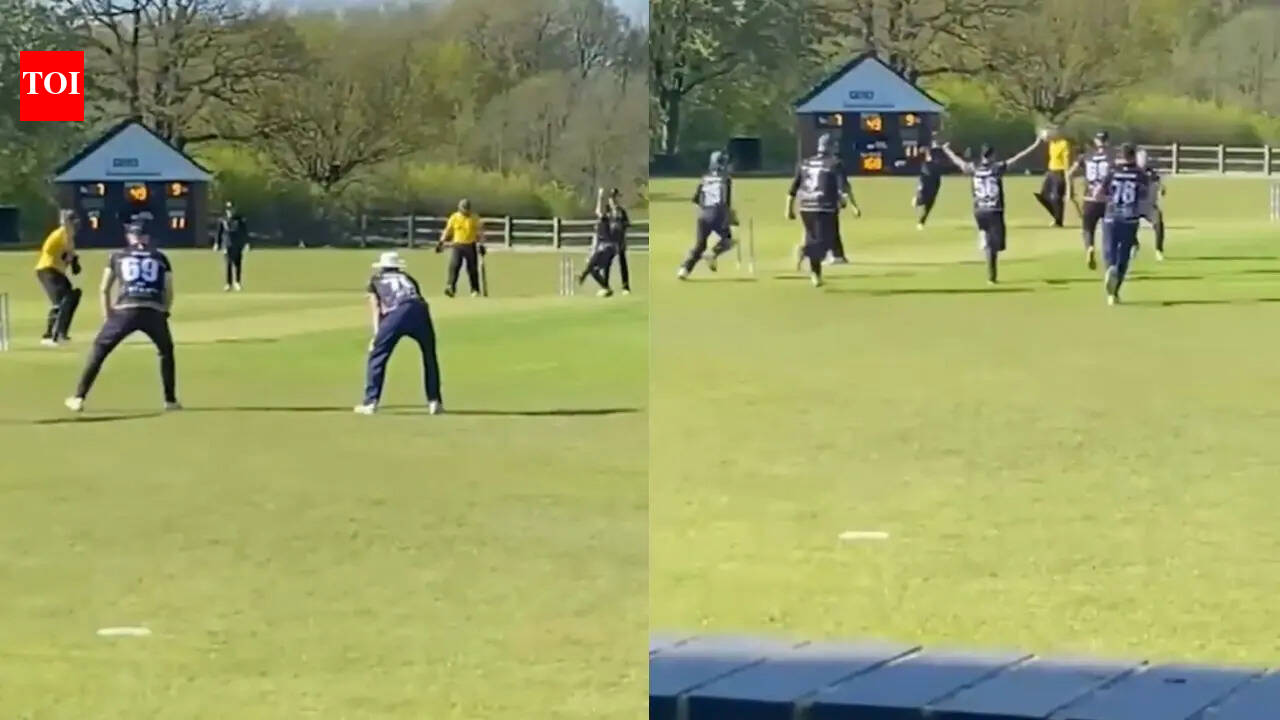 Watch: 6 wickets in 6 balls! Cricketer scripts history with bowling
