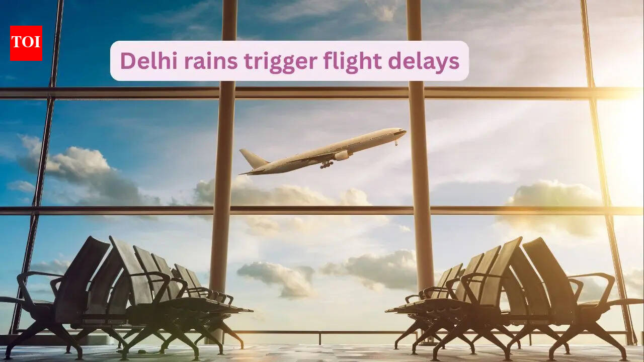 Delhi rains trigger flight delays: IndiGo and SpiceJet issue advisory warning of travel disruptions