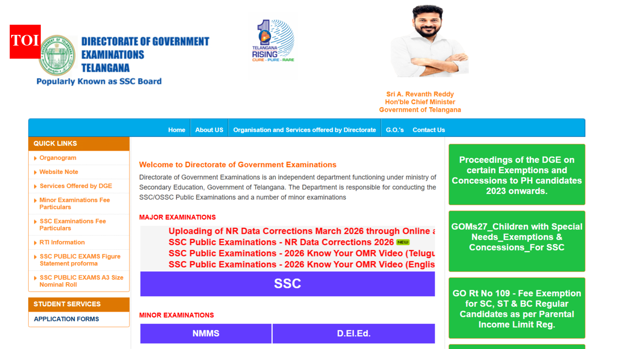 BSE Telangana SSC result 2026 today: When and where to check TS Class 10 marks memo