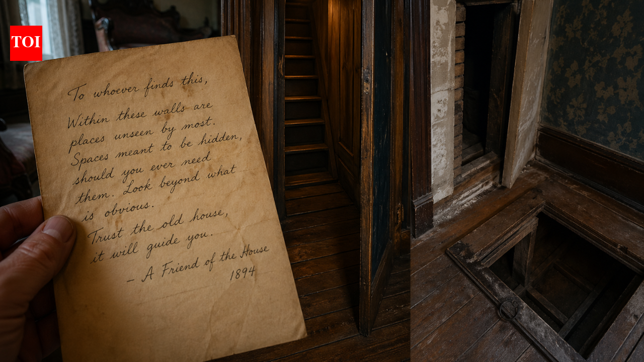 Mysterious letter reveals secret spaces in 130-year-old home