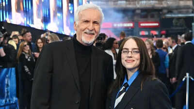 Billie Eilish joins James Cameron for the London premiere of 'Hit Me Hard And Soft: The Tour (Live in 3D)'