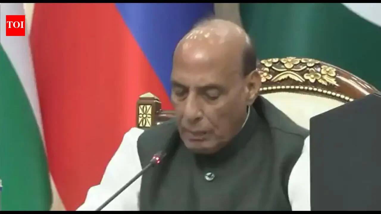 'Gave clean chit to Pakistan': Congress calls Rajnath's SCO meet statement 'anti-national'