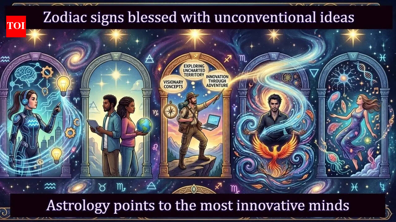 Zodiac signs blessed with unconventional ideas: Astrology points to the most innovative minds