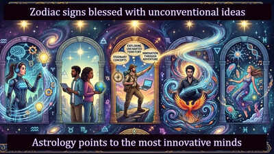 Zodiac signs blessed with unconventional ideas: Astrology points to the most innovative minds